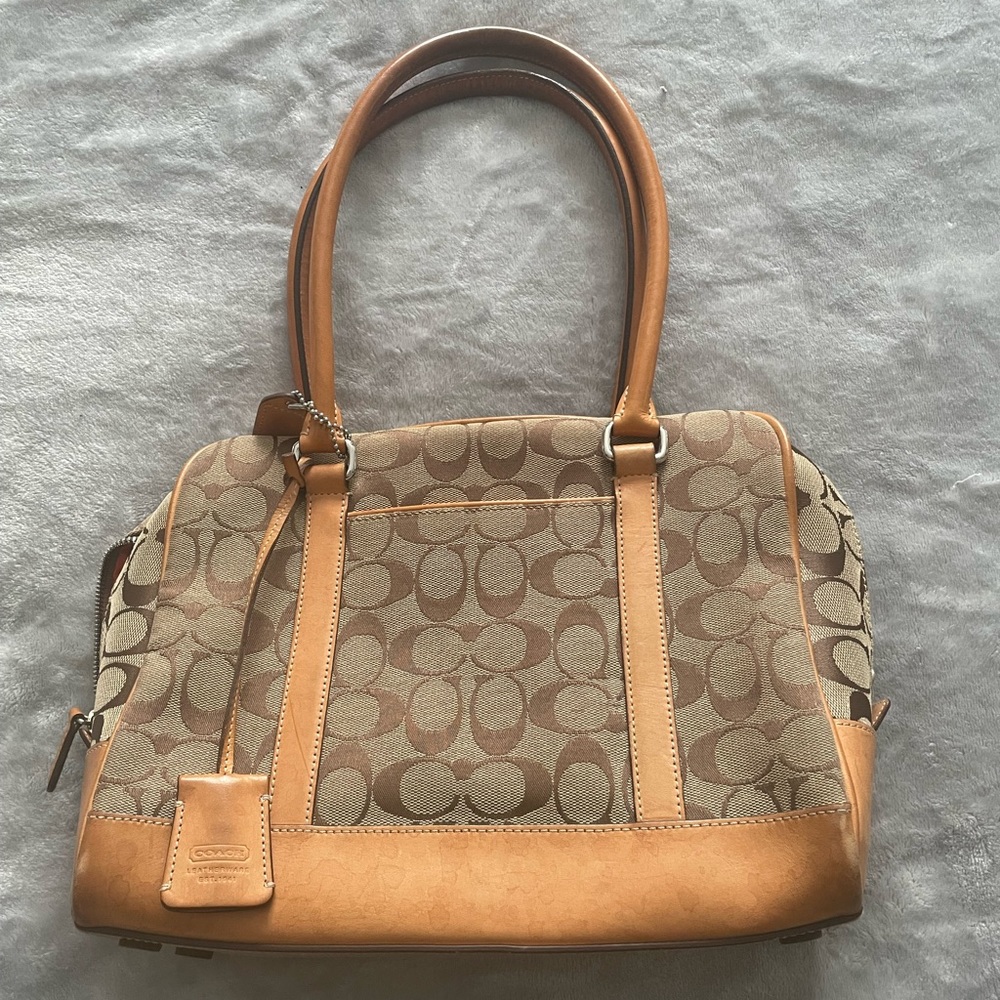 Coach Vintage 2000 Signature Collection Dome Shape Handbag